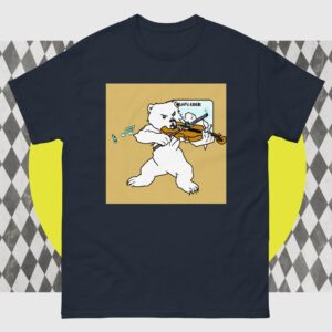 Polar Bear Violin Men’s classic tee