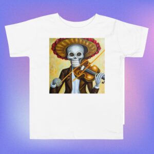 Skeletonichi Mariachi Toddler Short Sleeve Tee