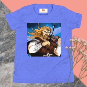 Pinchas Viking Violin Youth Short Sleeve T-Shirt